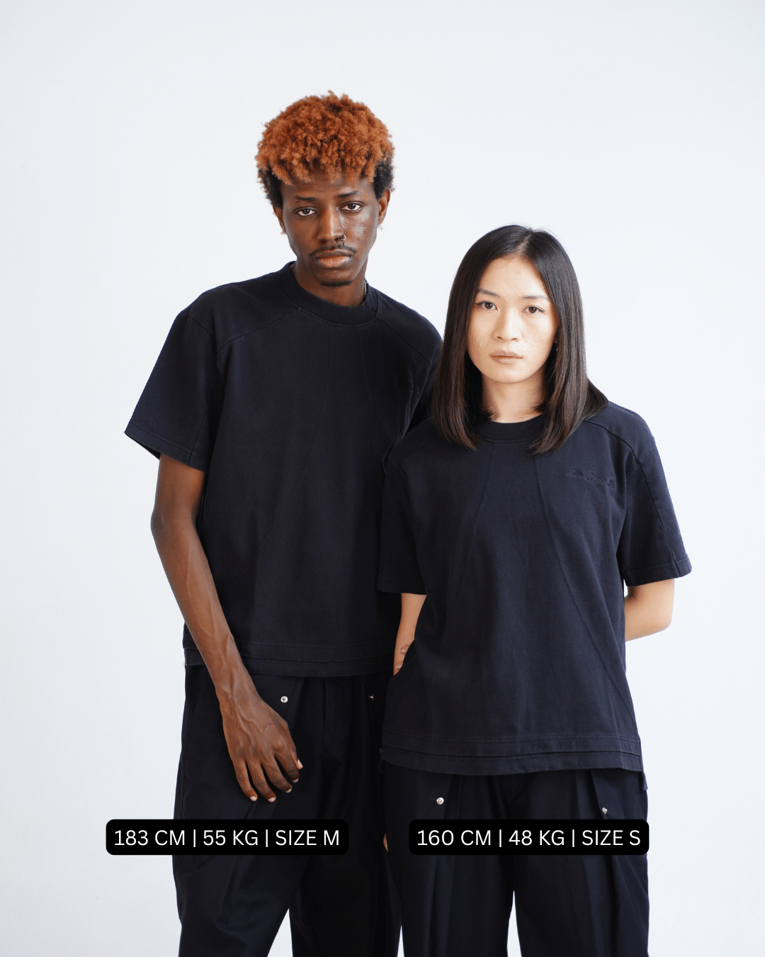 Boxy Daily Tee Vintage Black