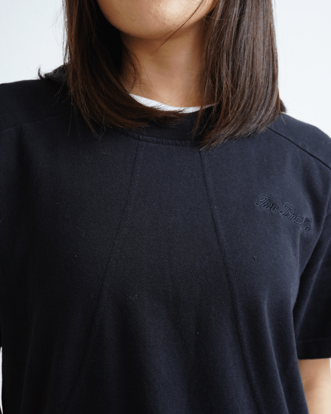 Boxy Daily Tee Vintage Black