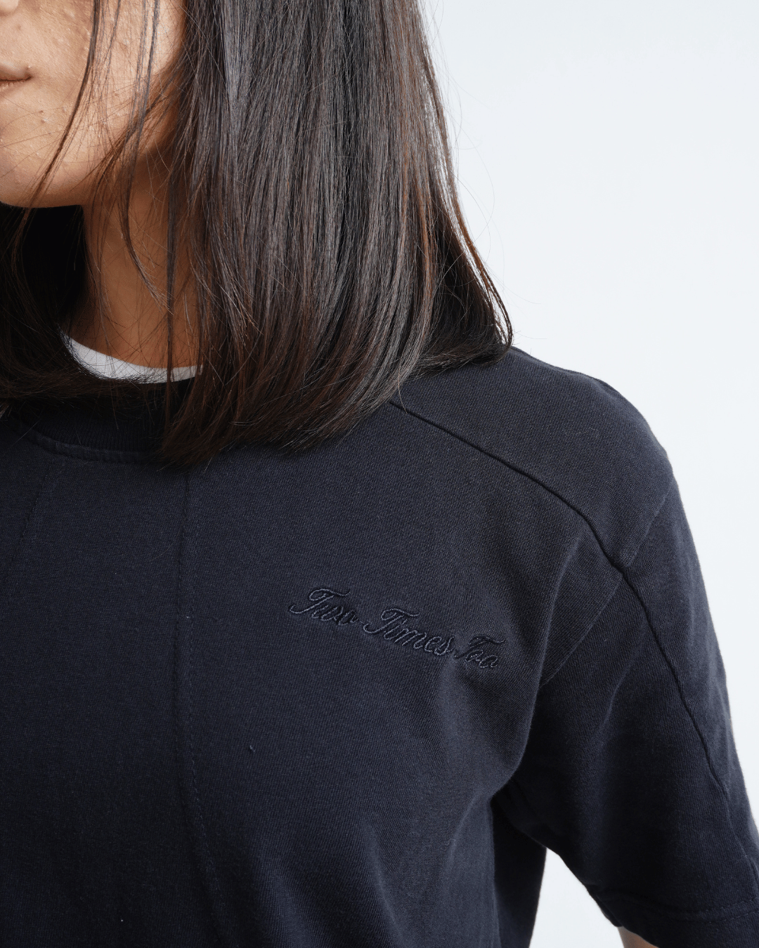 Boxy Daily Tee Vintage Black