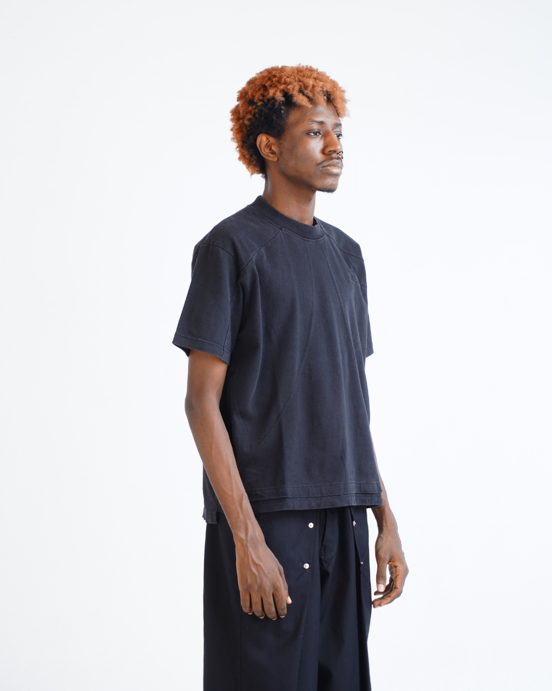 Boxy Daily Tee Vintage Black