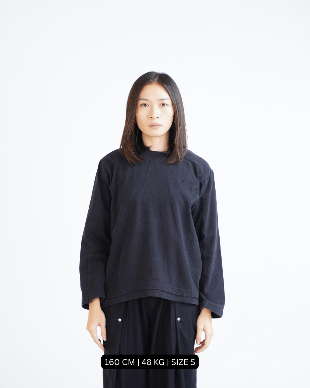 Boxy Daily Tee Vintage Black