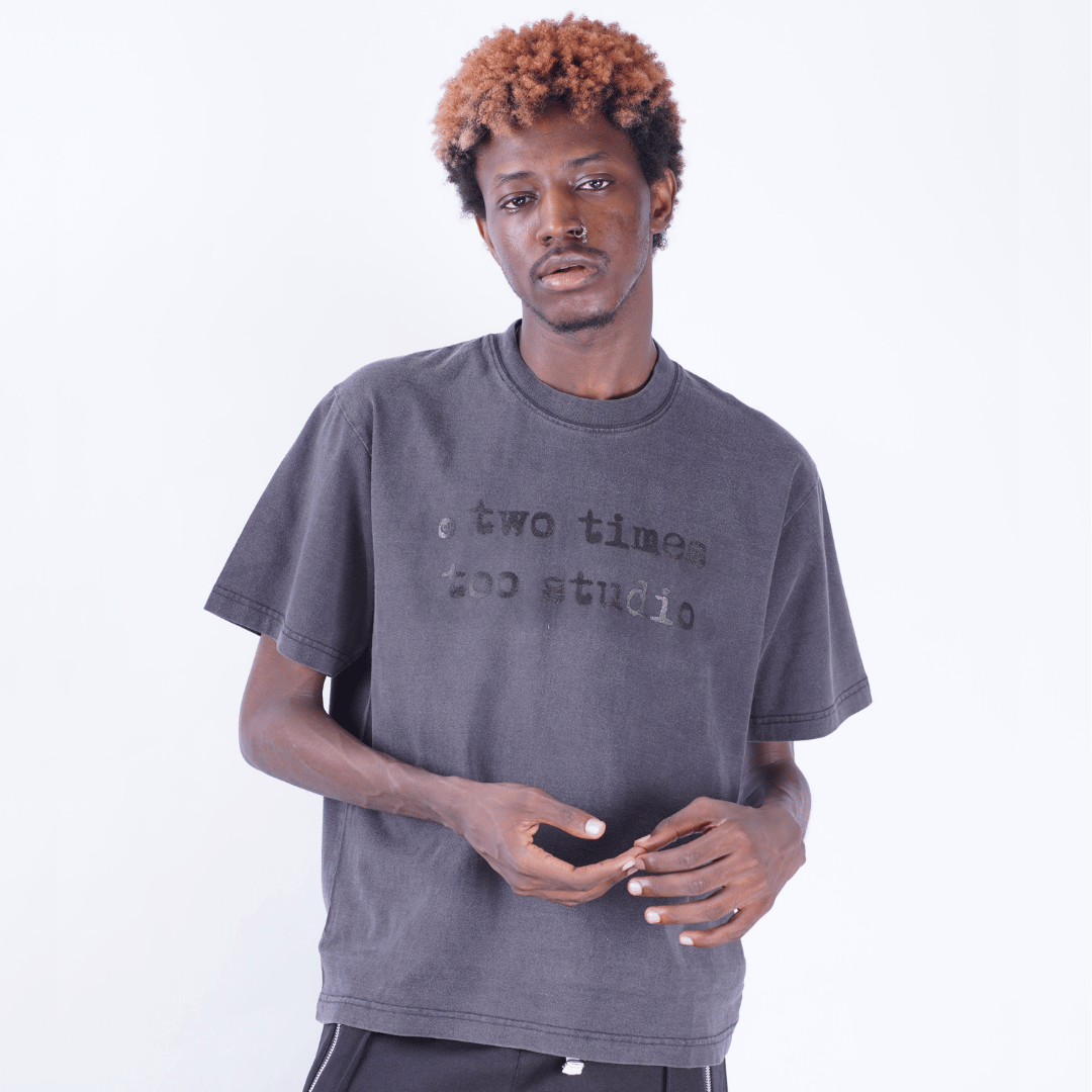 Logo Tee - Aged Black