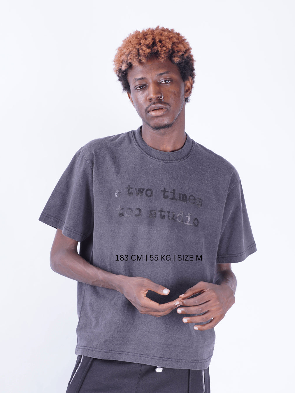 Logo Tee - Aged Black
