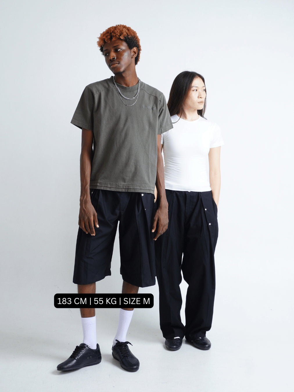 Pleated Short Trousers
