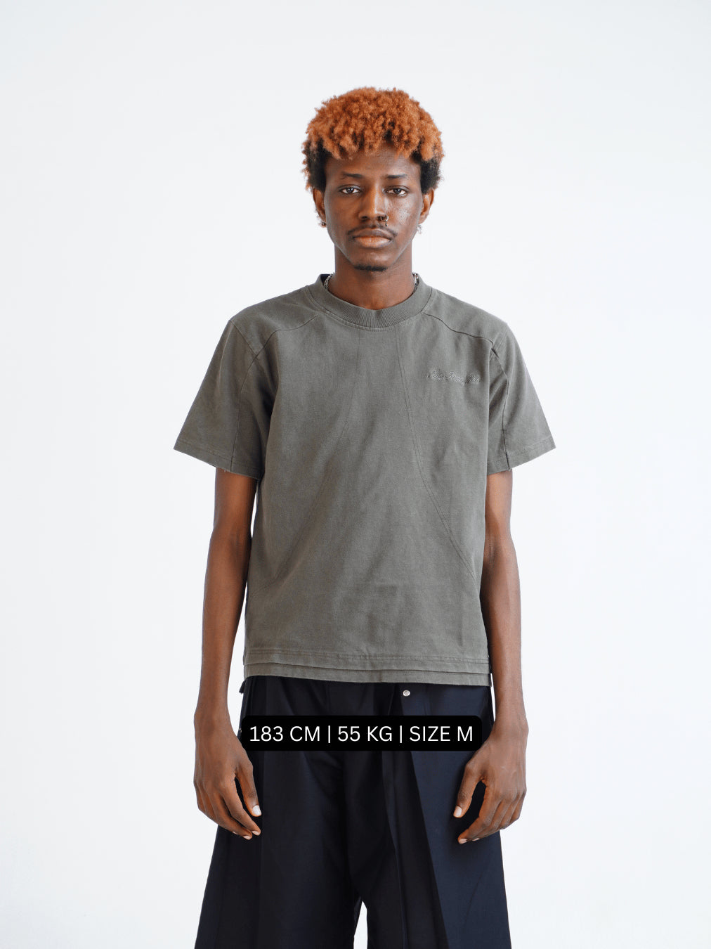 Boxy Daily Tee Vintage Grey