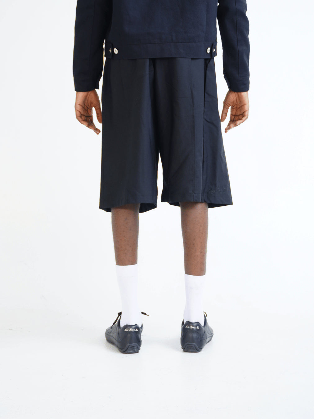 Pleated Short Trousers