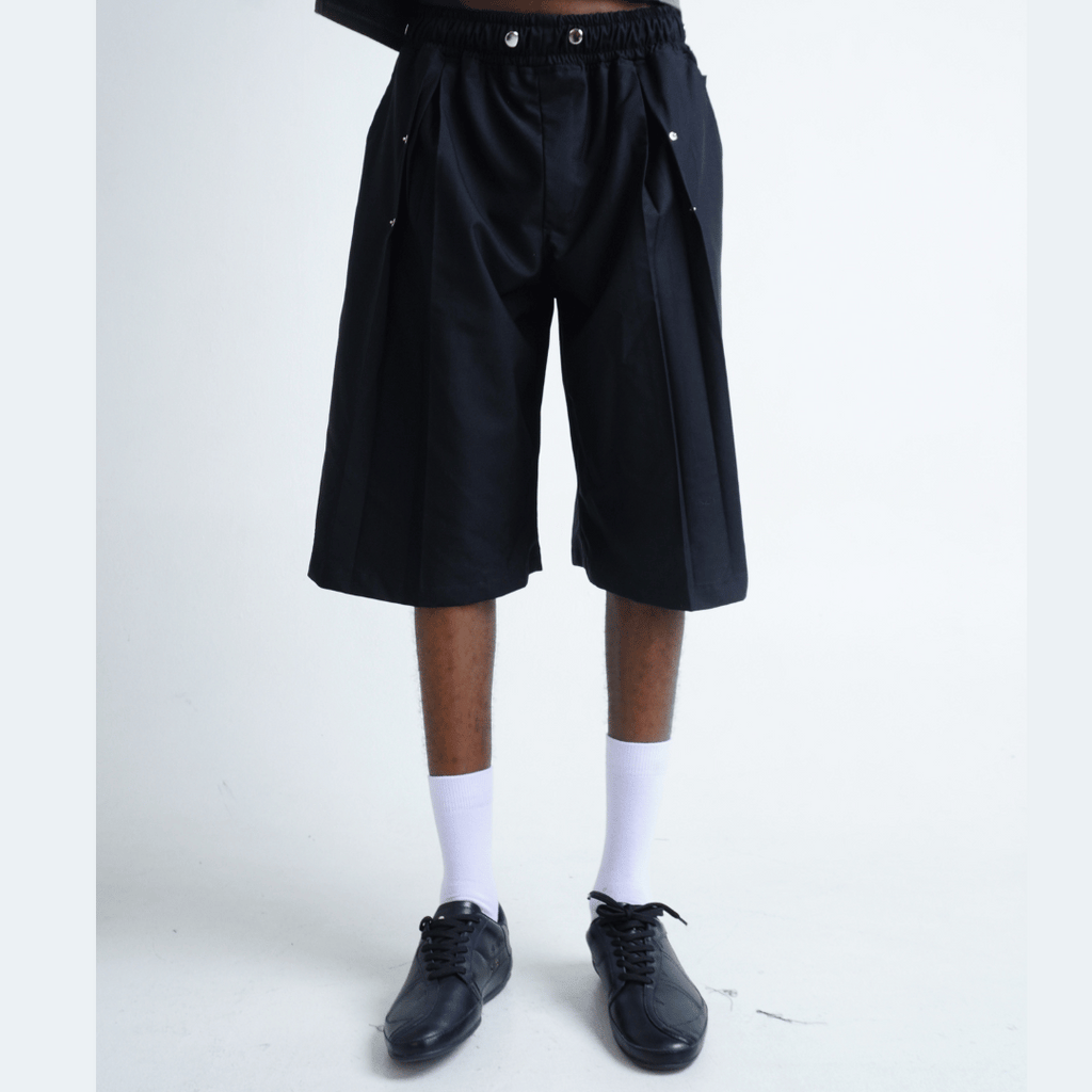 Pleated Short Trousers