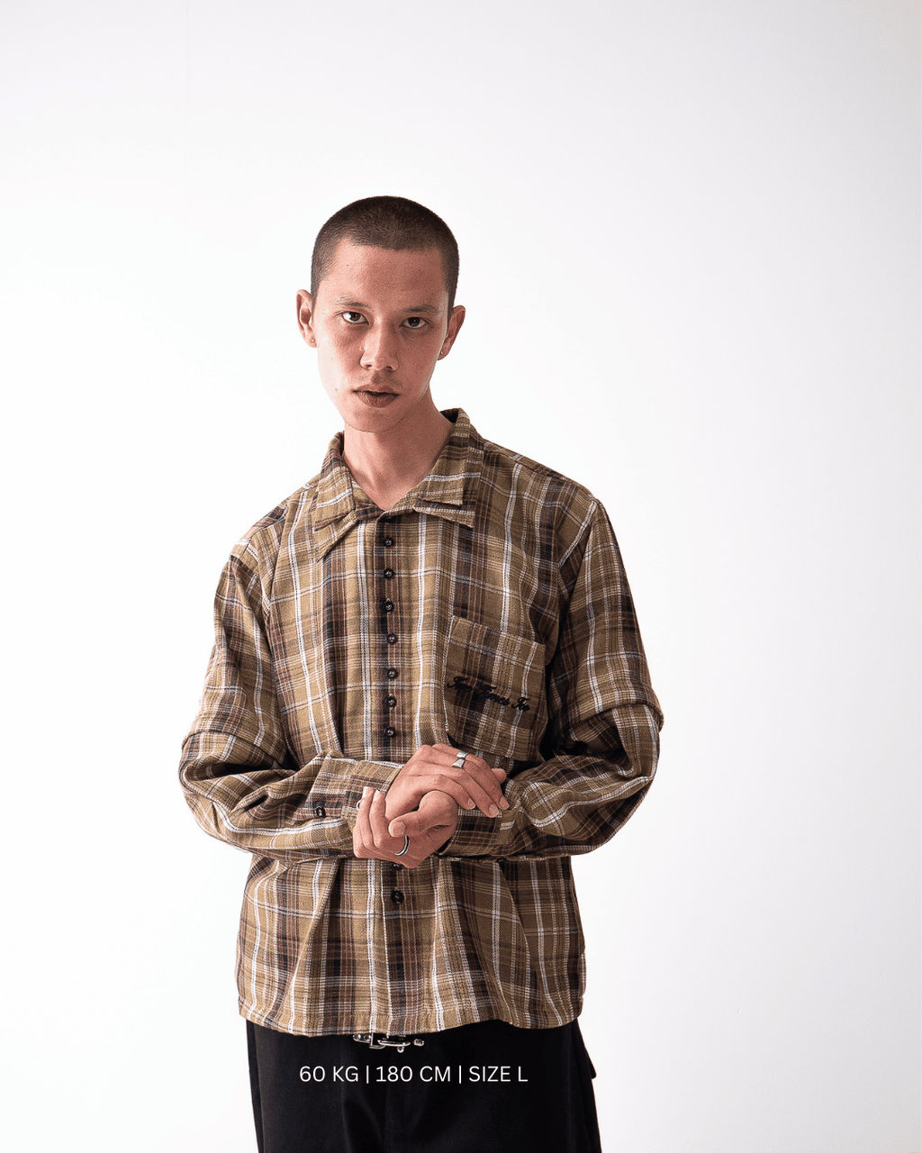 Detachable Multi Button Flannel - Moss