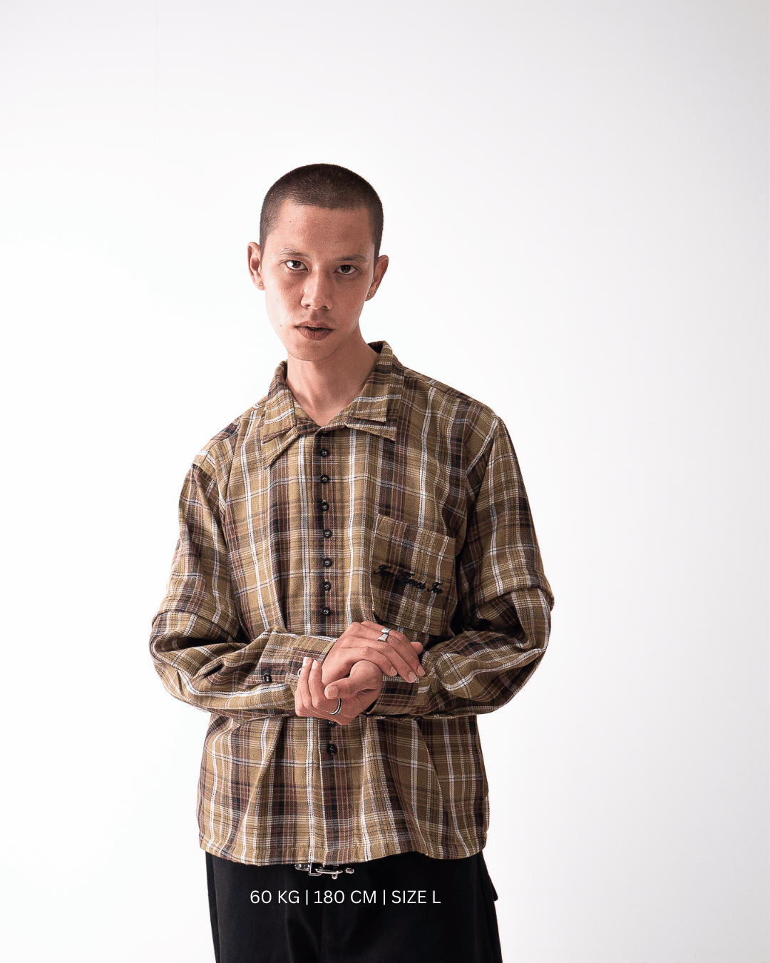 Detachable Multi Button Flannel - Moss