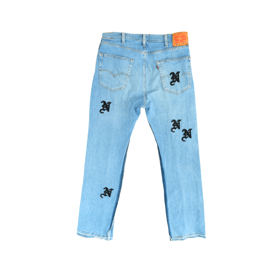 Reworked Levis Jeans