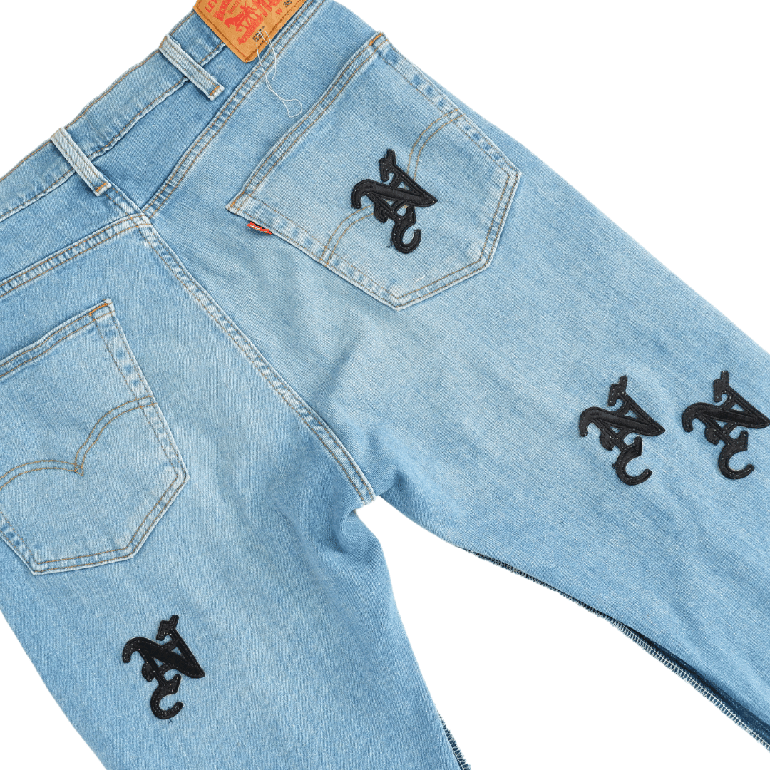 Reworked Levis Jeans