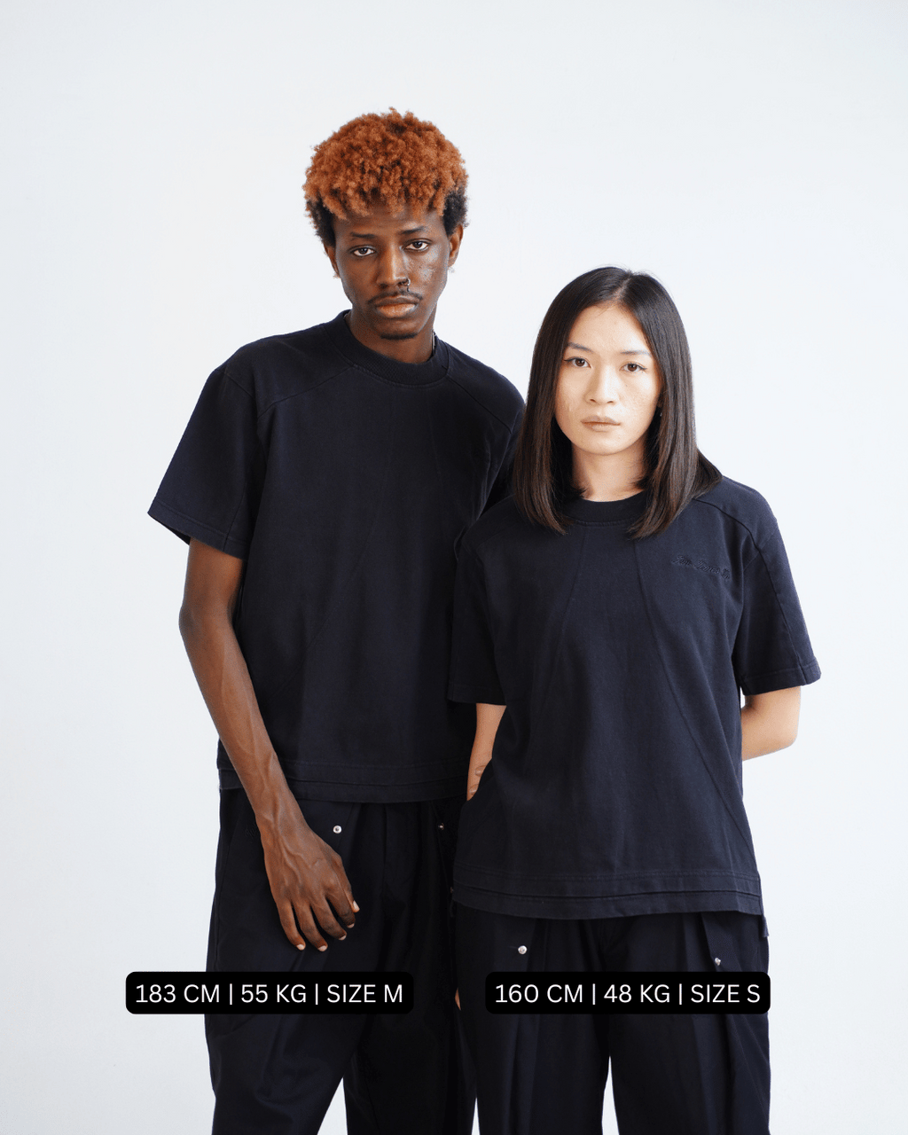 Boxy Daily Tee Vintage Black