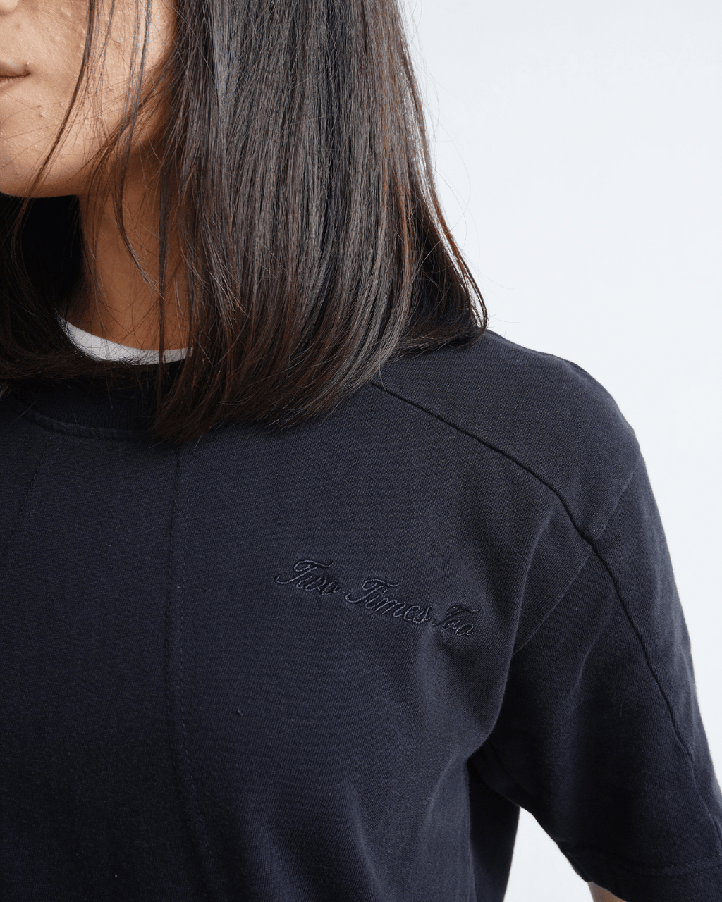 Boxy Daily Tee Vintage Black