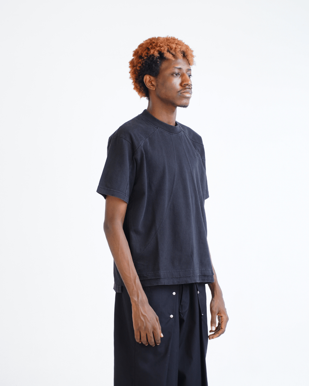 Boxy Daily Tee Vintage Black