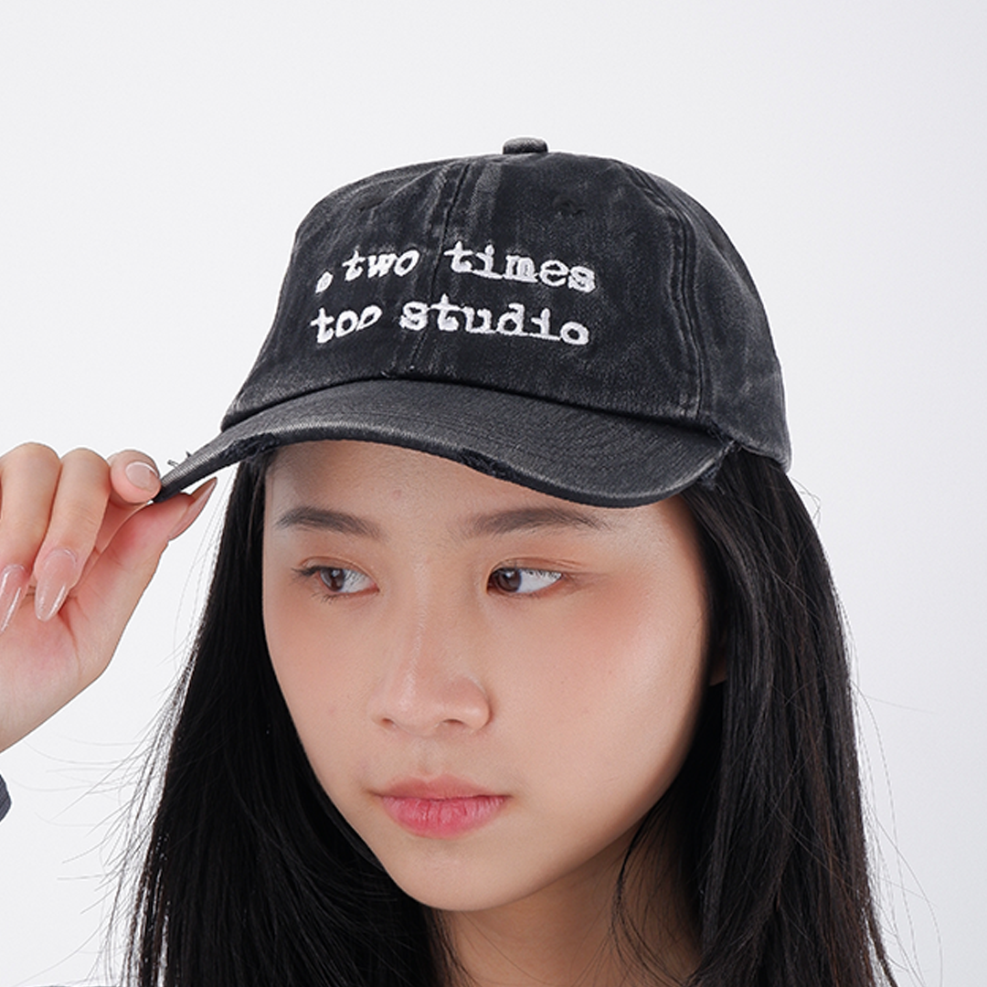 Logo Cap - Aged Black