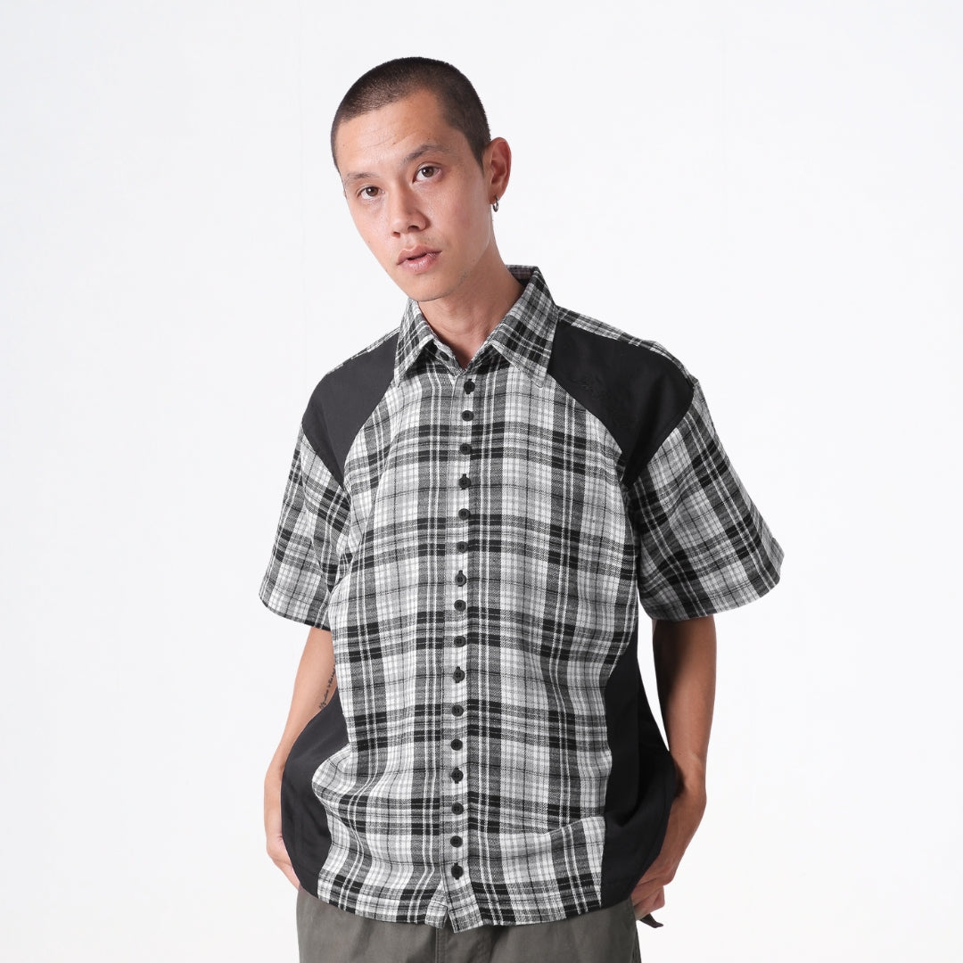 Split Plaid Shirt