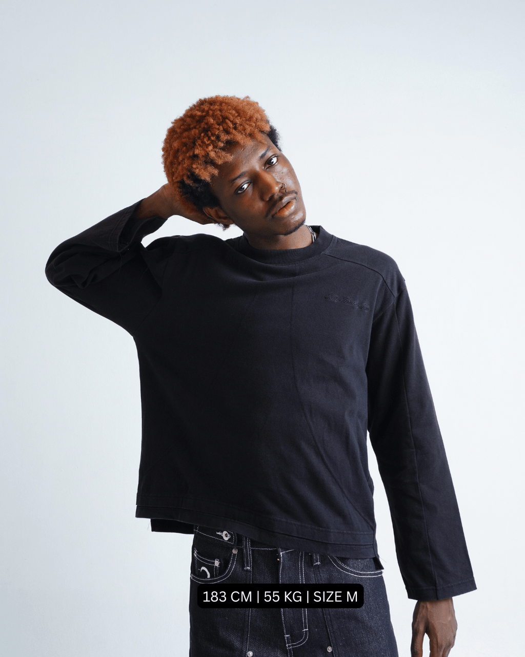Boxy Daily Tee Vintage Black
