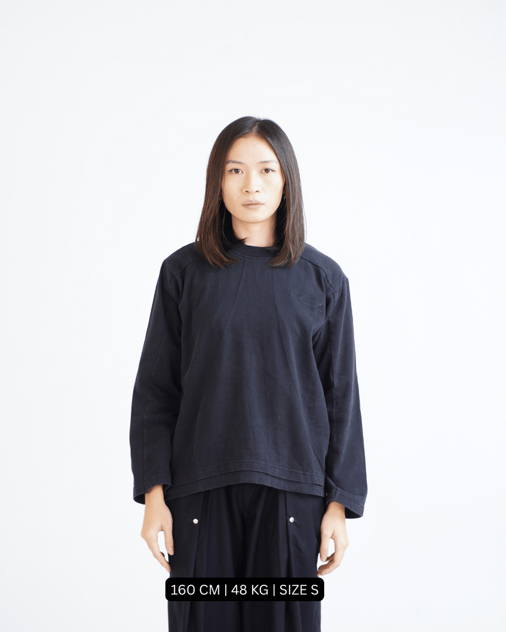 Boxy Daily Tee Vintage Black