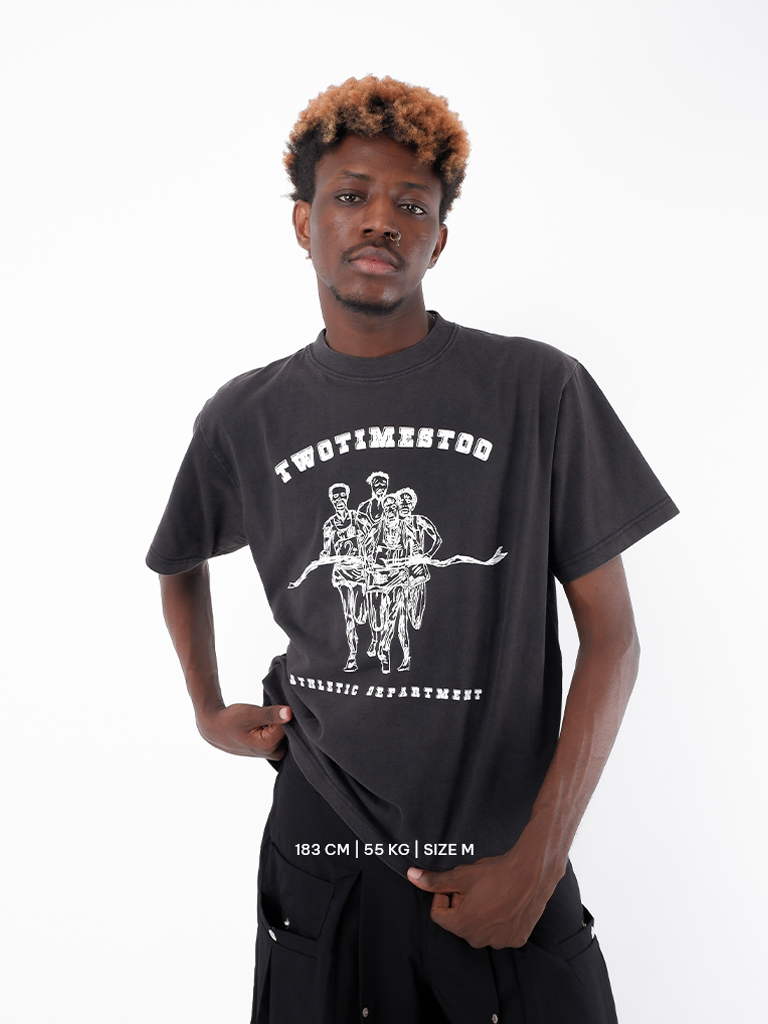 Marathon Tee - Aged Black