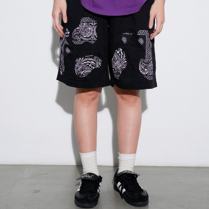 Black Paisley Short
