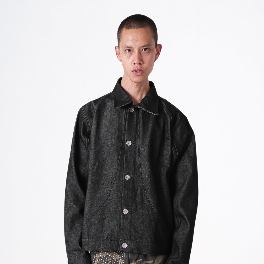 Arc Denim Jacket - Raw Black