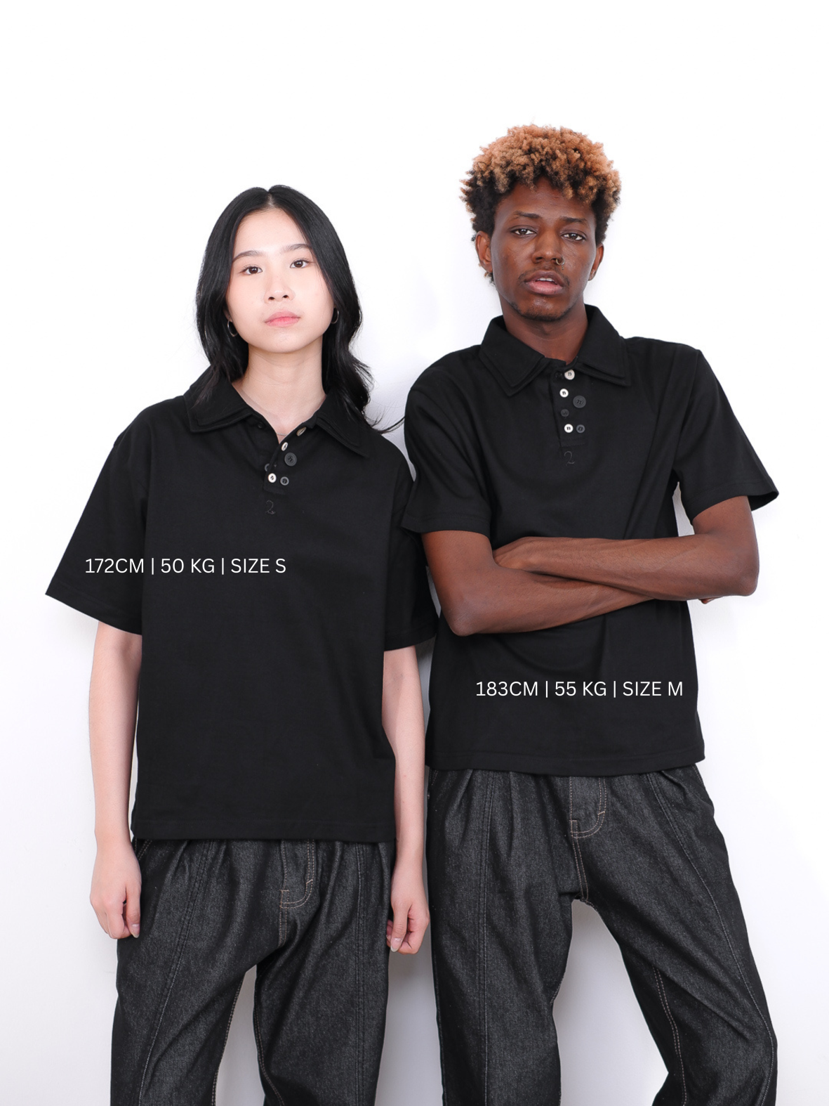 Multi Button Polo Tee