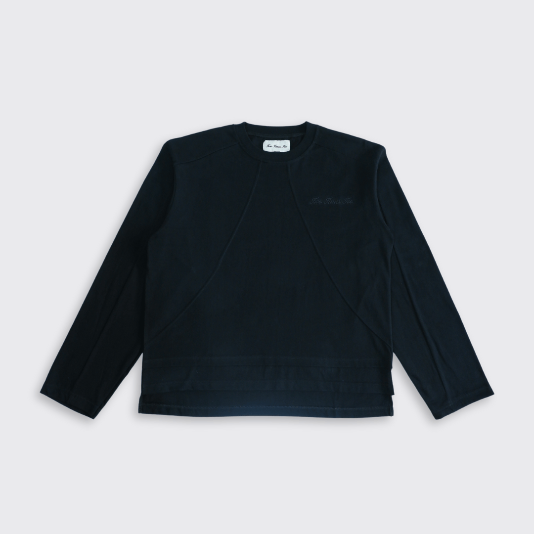 Boxy Daily Tee Jet Black