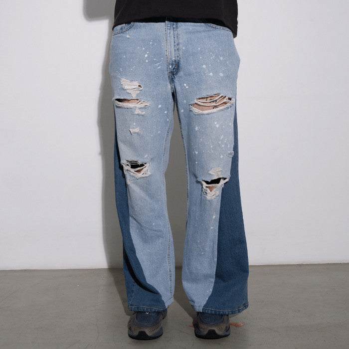 Ripped Light Blue Jeans