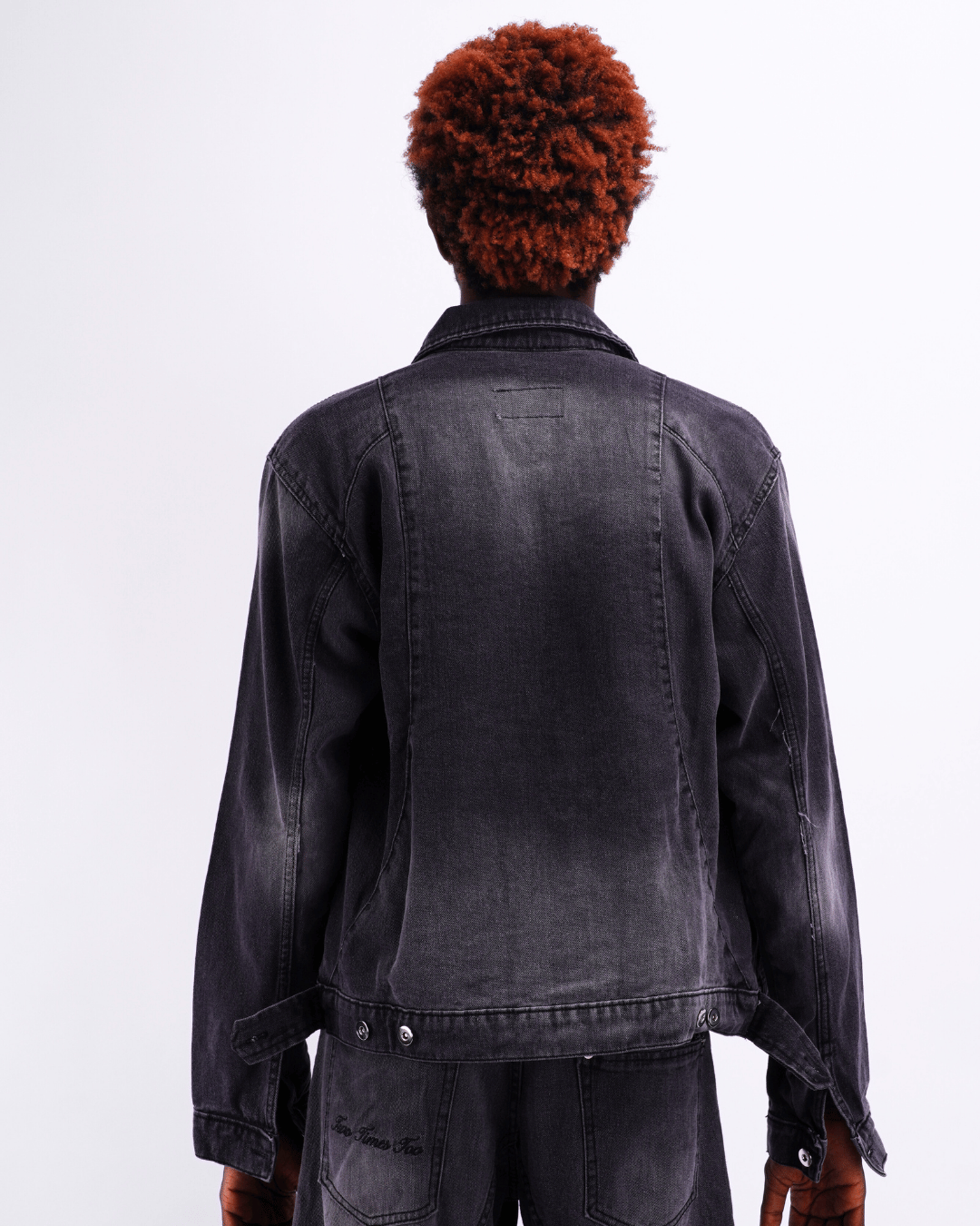 Work Jacket Denim - Aged Black