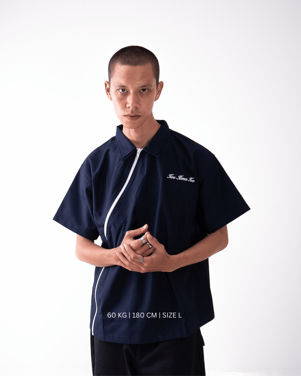 Asymmetrical Workshirt - Navy