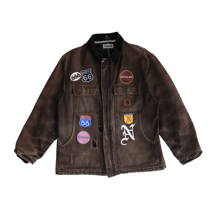 Carharrt Brown Patches Jacket