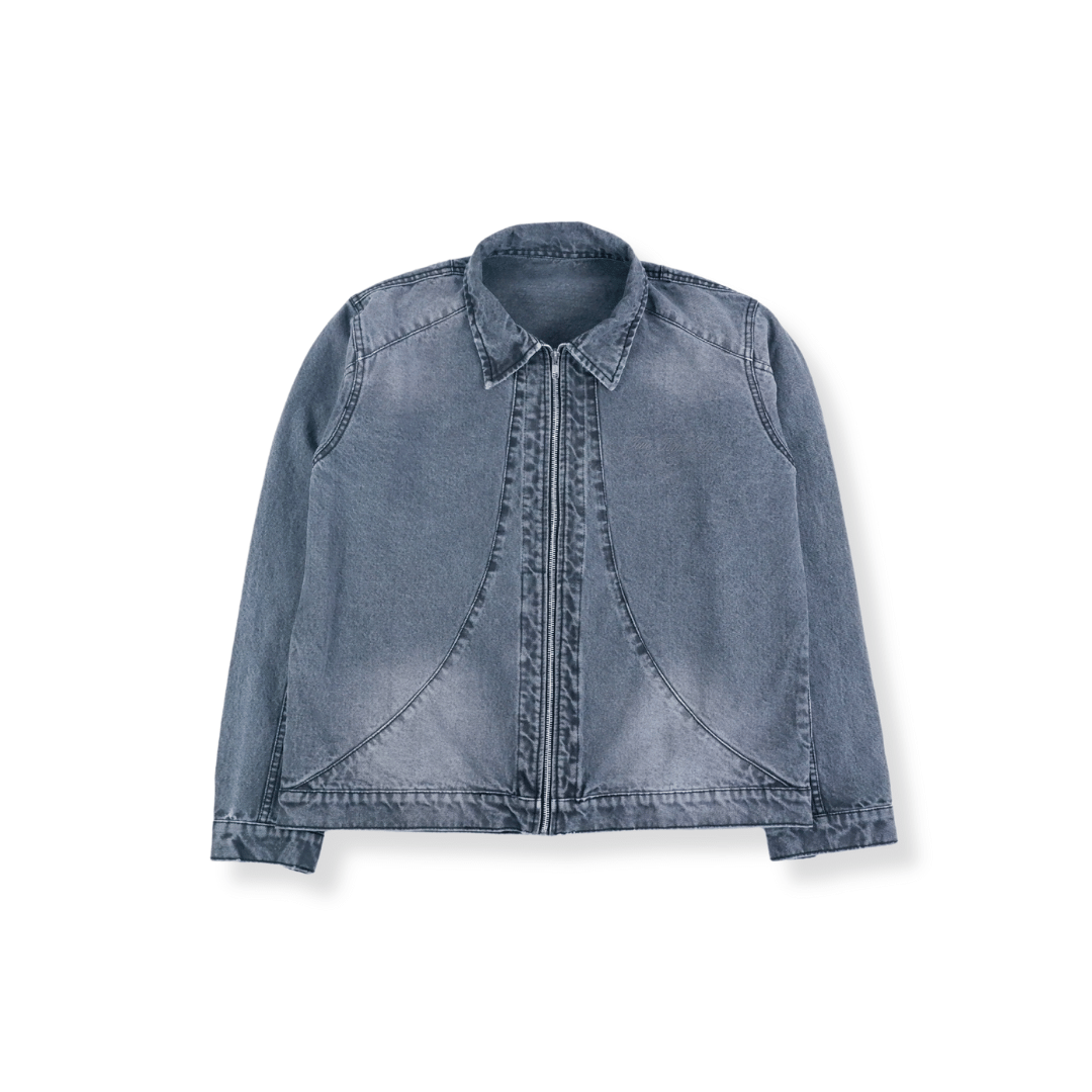 Washed Denim Work Jacket