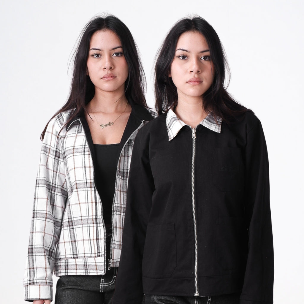 Reversible Type 1 Jacket Plaid/Black