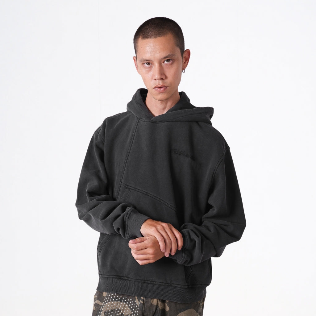 Rift Hoodie Washed - Black