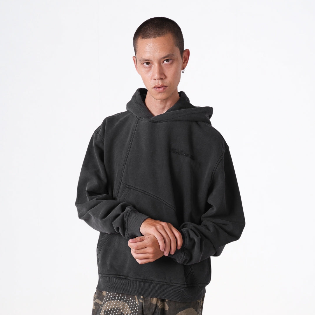 Rift Hoodie Washed - Black