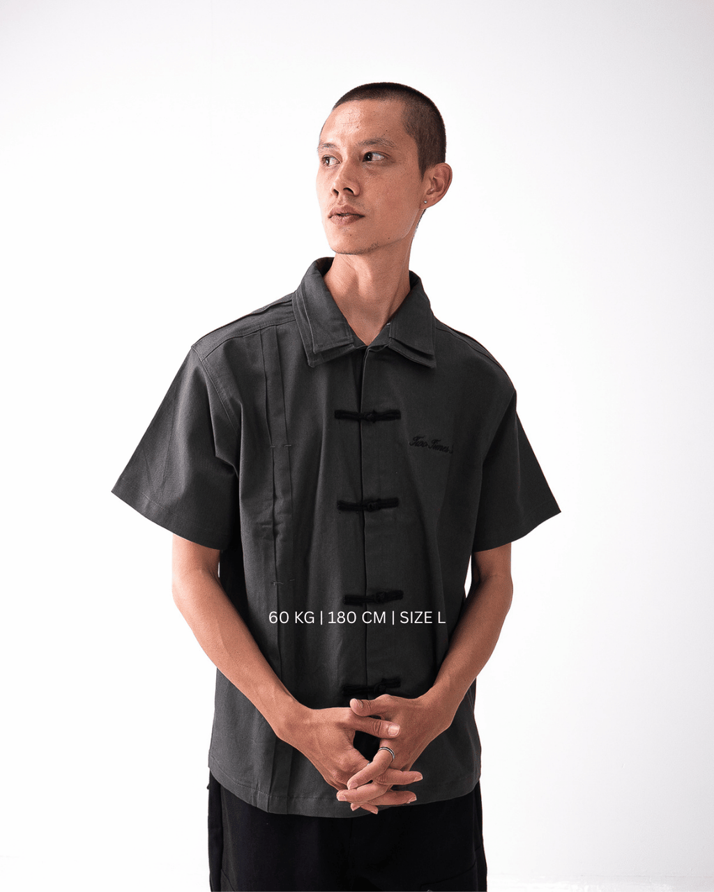 Chinese Shirt - Dark Grey