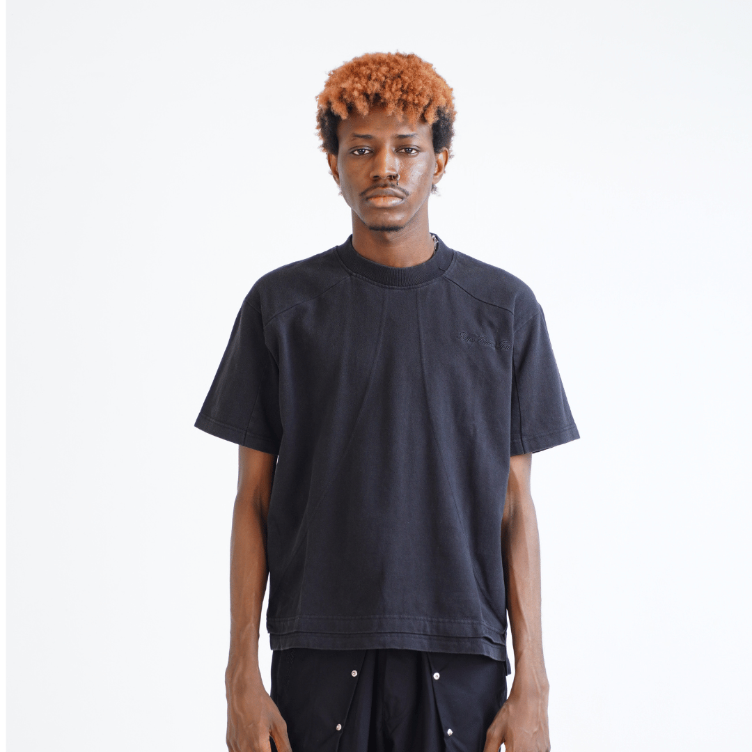 Boxy Daily Tee Vintage Black