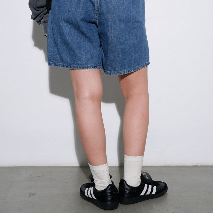 Patches denim Short