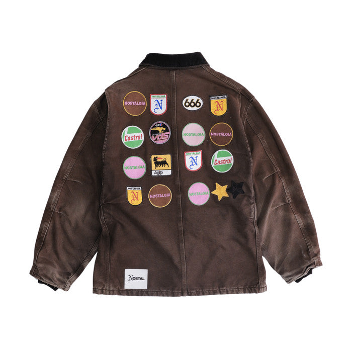 Carharrt Brown Patches Jacket
