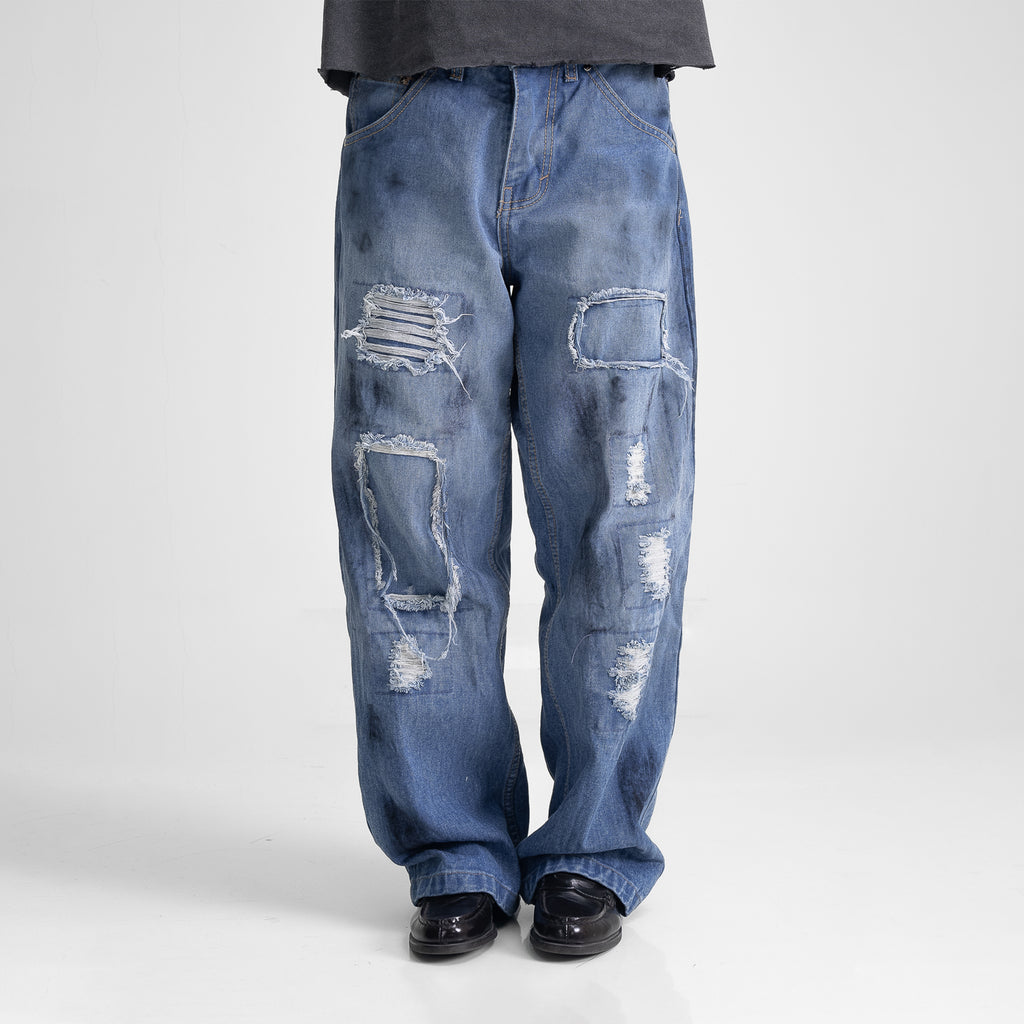 Bleak Denim Distressed
