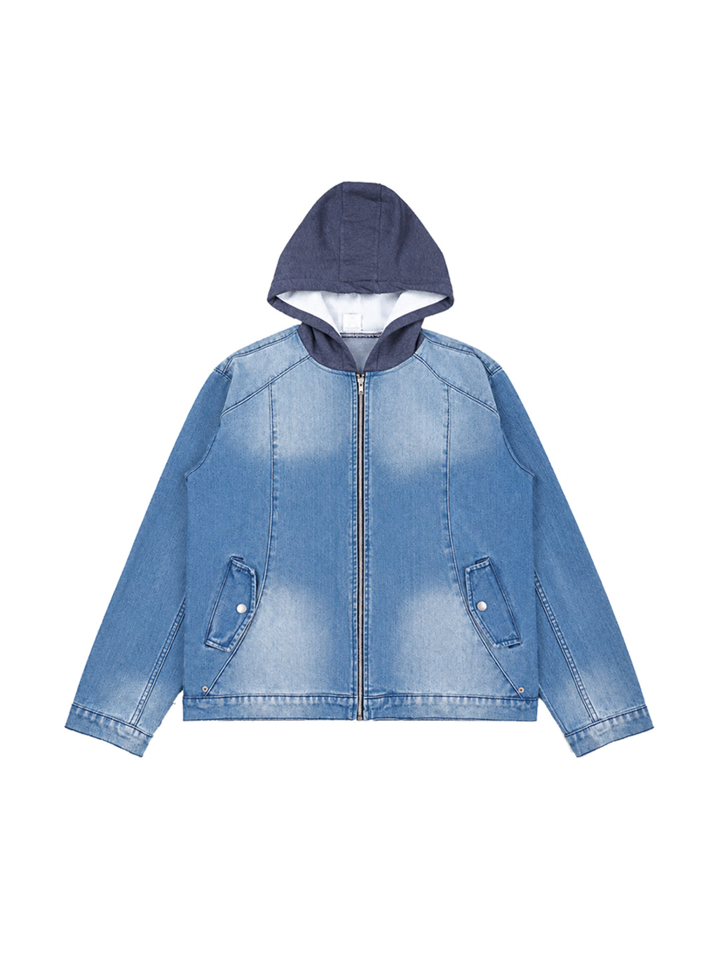 Washed Hood Denim