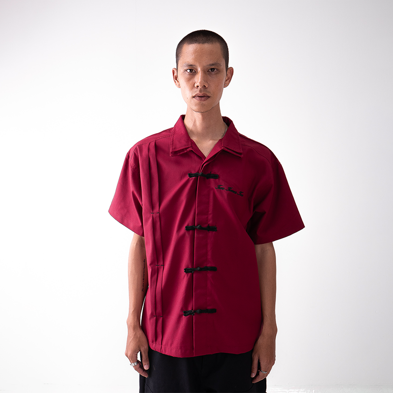 Chinese Shirt - Maroon