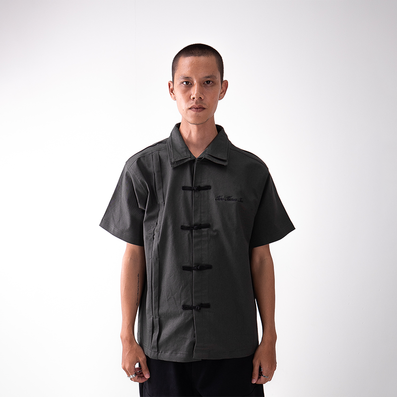 Chinese Shirt - Dark Grey
