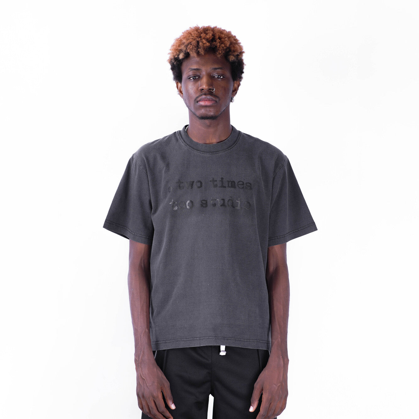 Logo Tee - Aged Black
