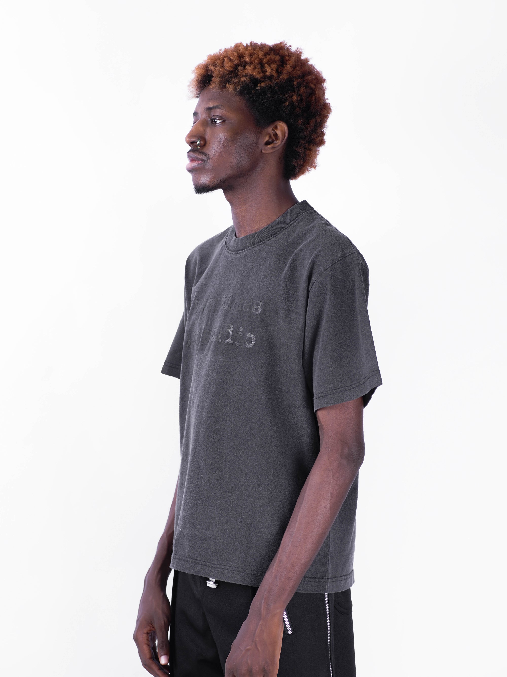 Logo Tee - Aged Black