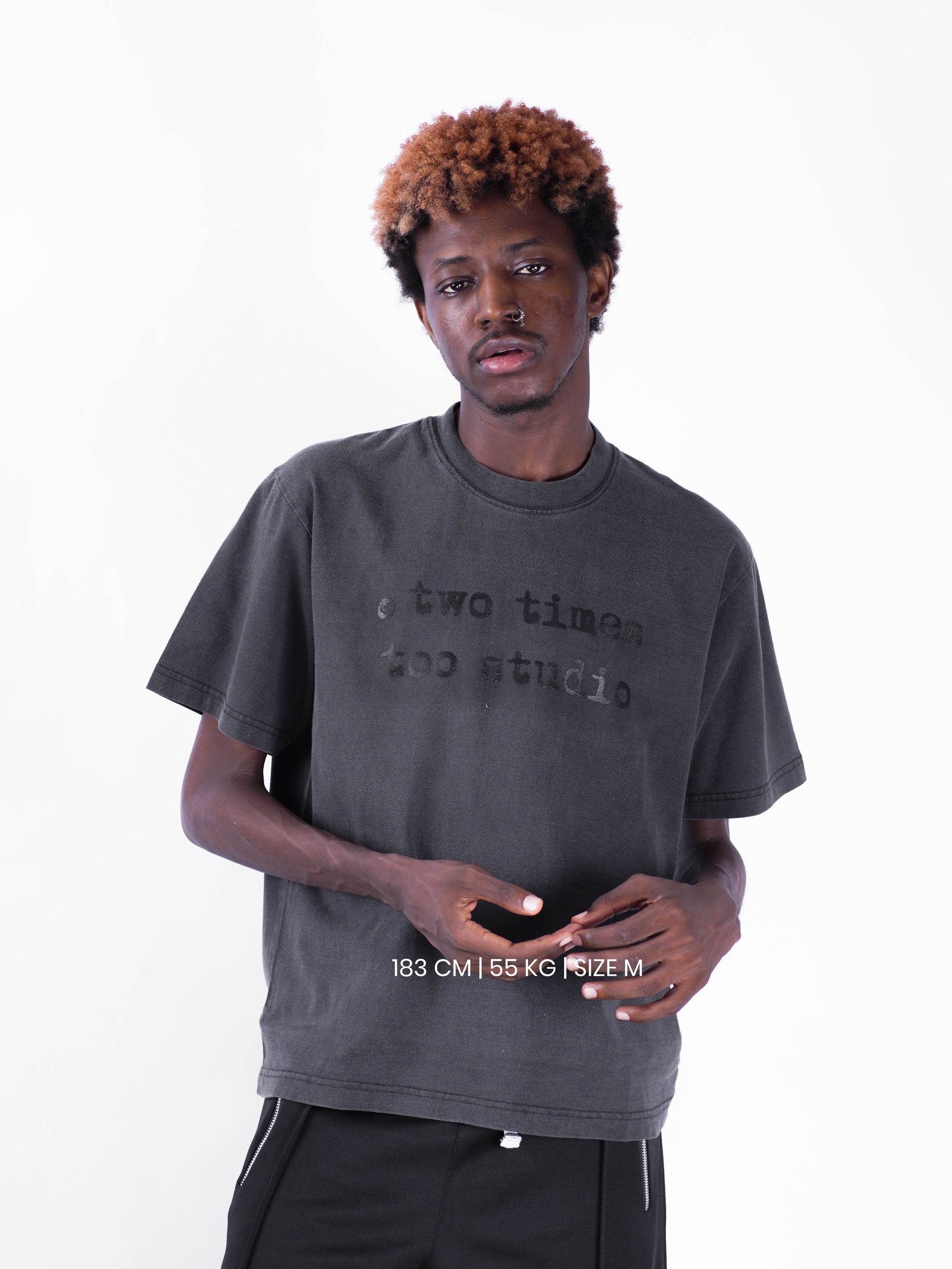 Logo Tee - Aged Black