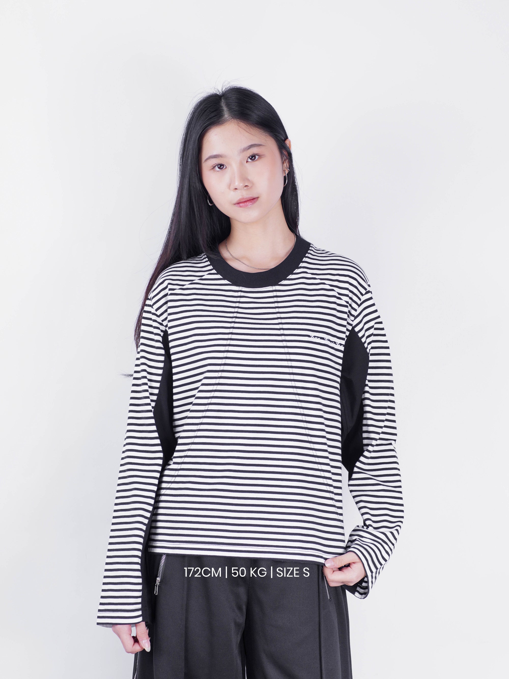 Boxy Pinstripe Longsleeve