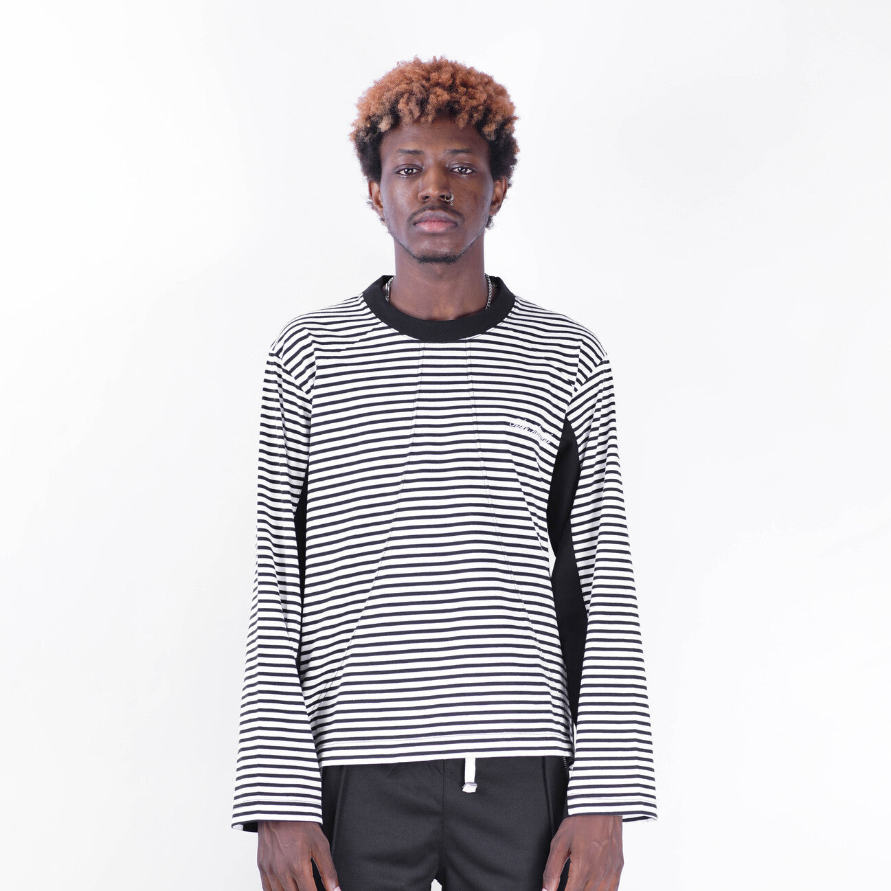 Boxy Pinstripe Longsleeve