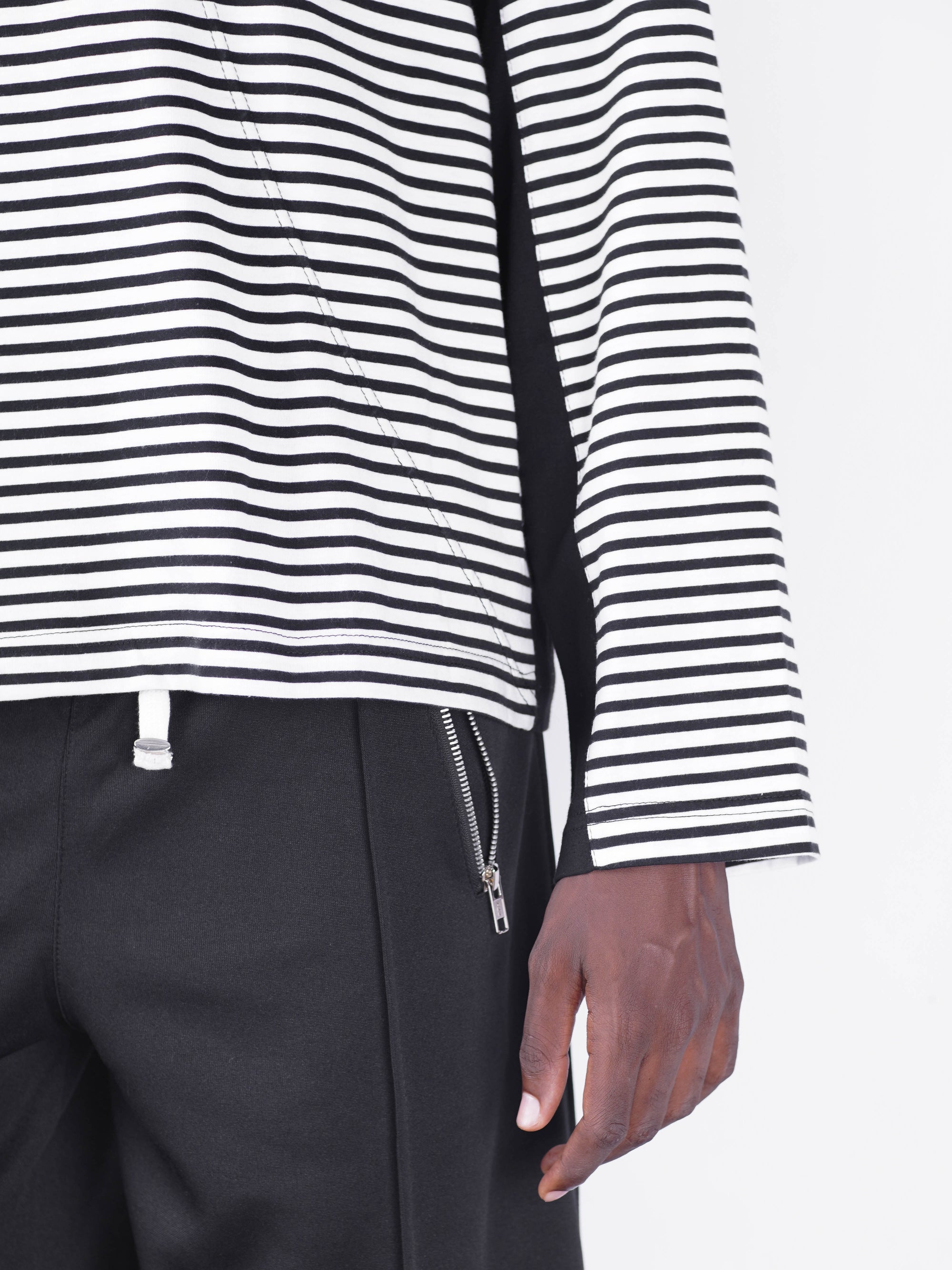 Boxy Pinstripe Longsleeve