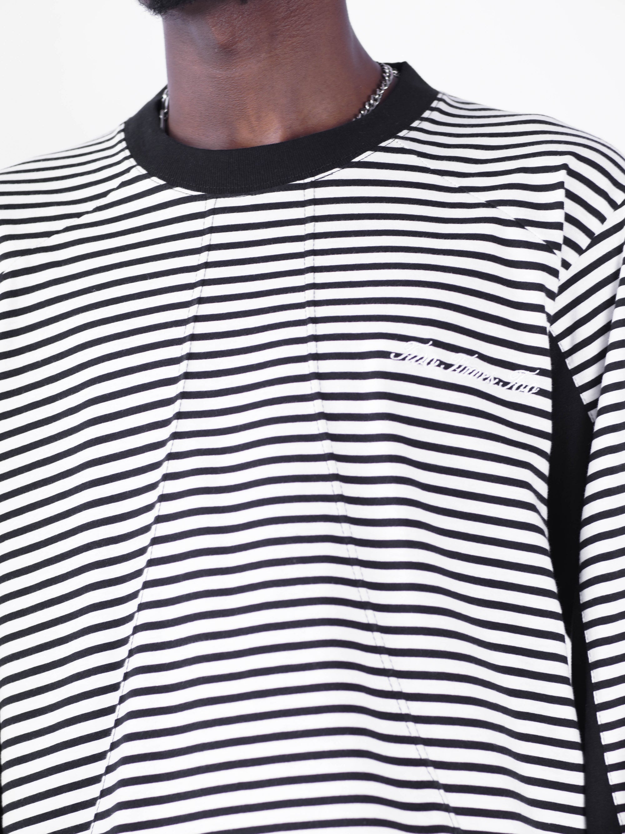 Boxy Pinstripe Longsleeve
